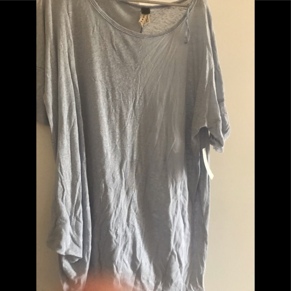 Light blue free people top